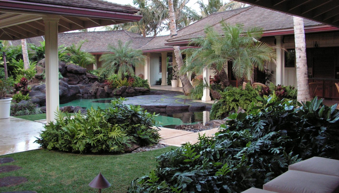 Residential hardscapes, walkways, sidewalks, lanai decks, pools, etc.