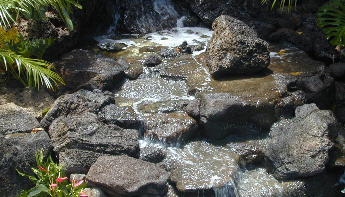 Artificial creeks can fit small spaces