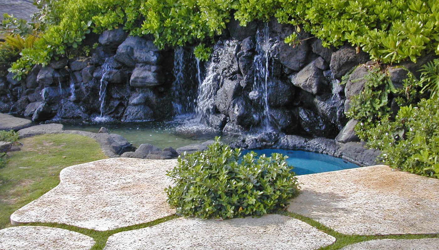 Cement flagstones, textured like natural stone