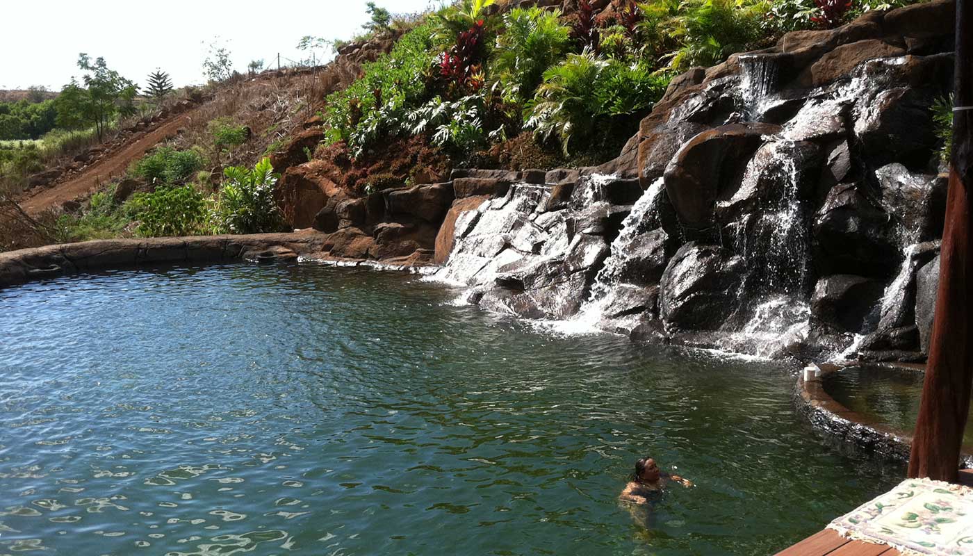 home swimming pools in Wailua