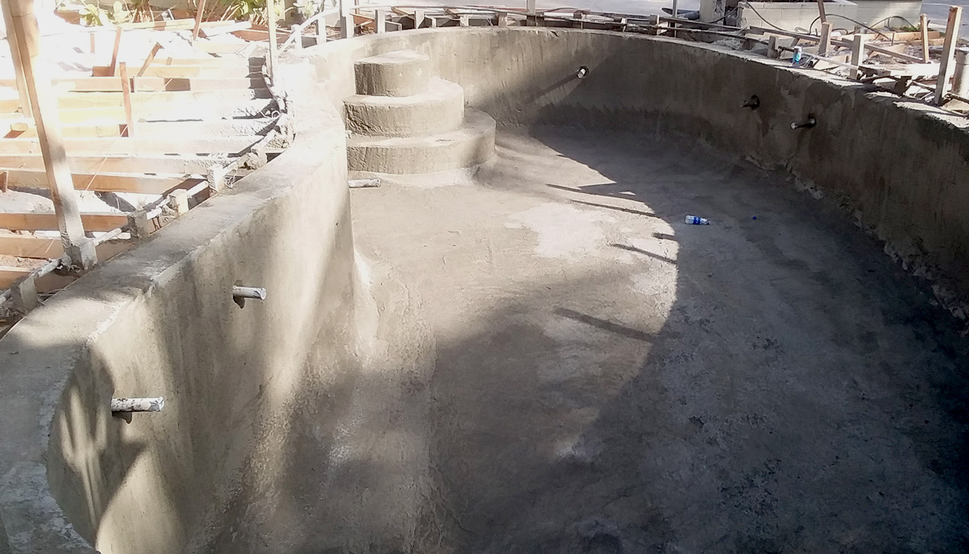 Slideshow: building a residential swimming pool, from start to finish.