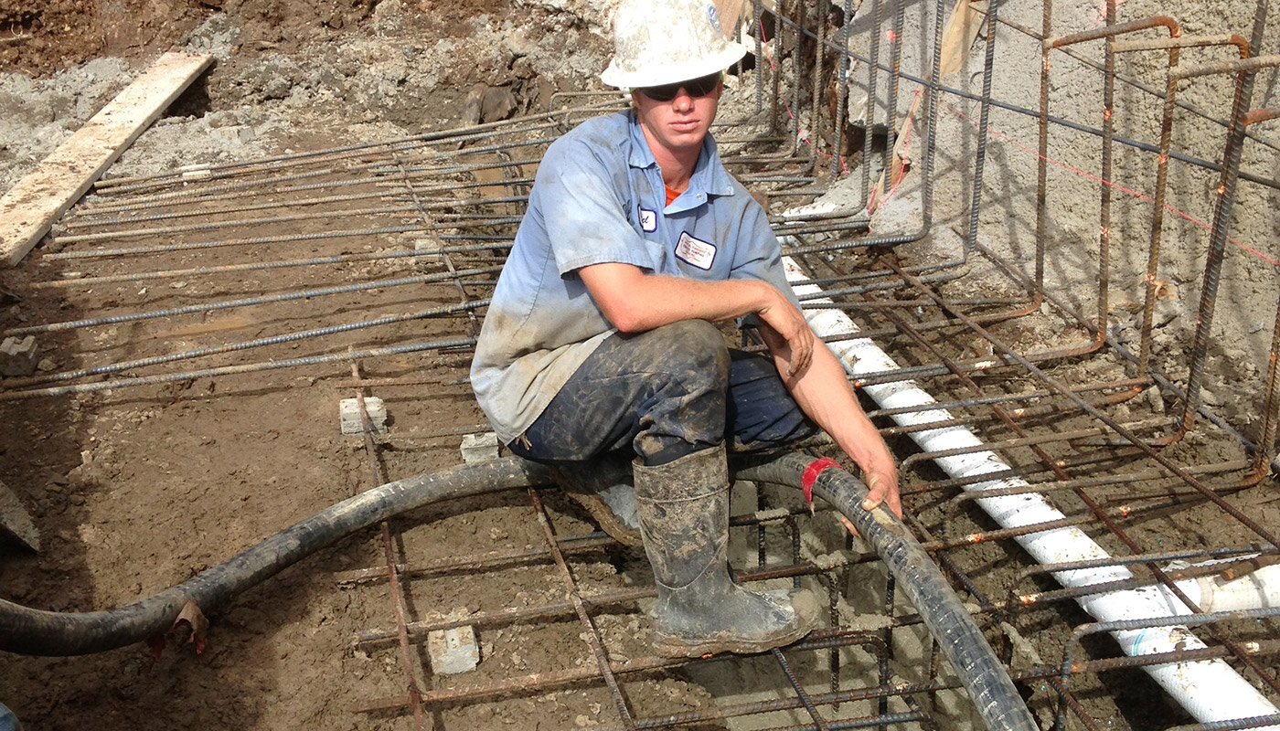 Photo: retaining wall construction in Manoa