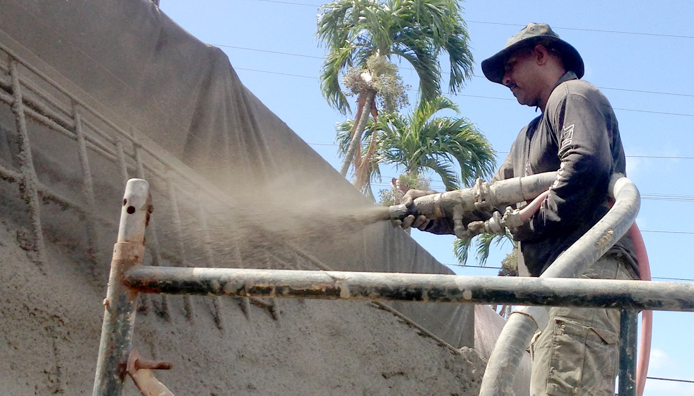 Photo: retaining wall construction in Manoa