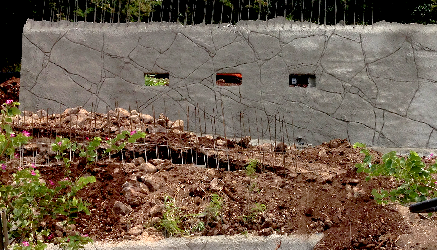 Photo: cement delivery in Haleiwa, job site